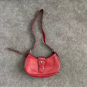 Red Leather Women's Bag